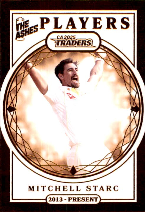 Mitchell Starc, The Ashes Players, 2025-26 TGI TLA CA Cricket Traders