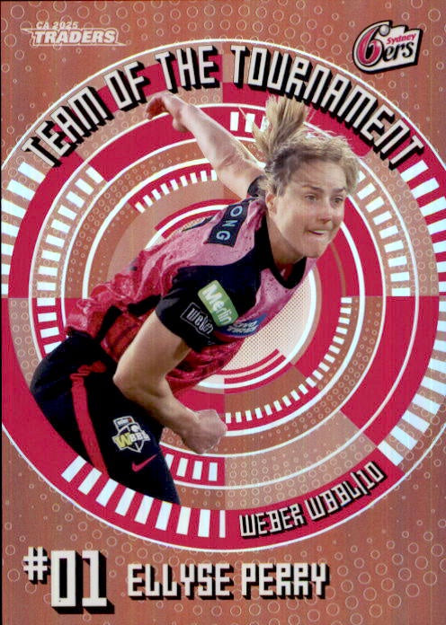 Ellyse Perry, Bronze Team of the Tournament, 2025-26 TGI TLA CA Cricket Traders