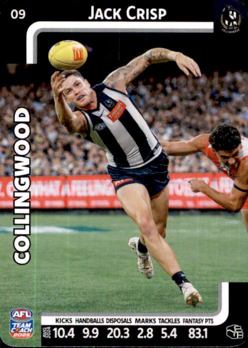 2025 Teamcoach AFL Common Cards - Cards 1 to 100 - Pick Your Card