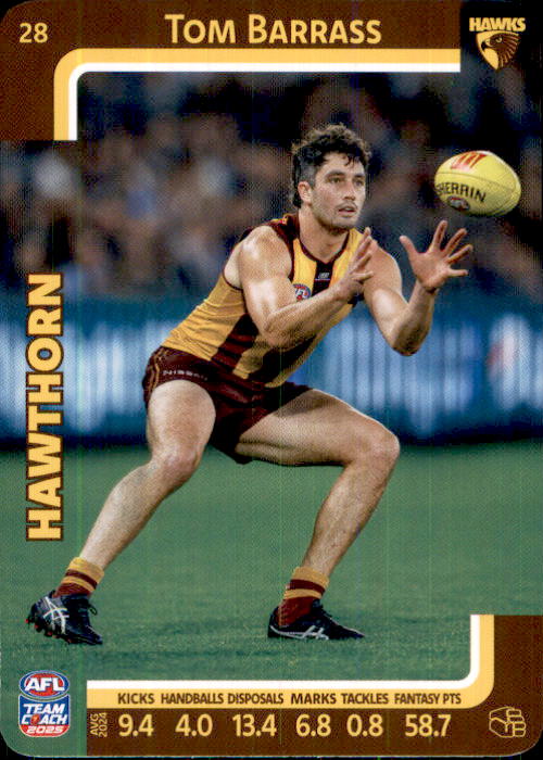 2025 Teamcoach AFL Common Cards - Cards 1 to 100 - Pick Your Card