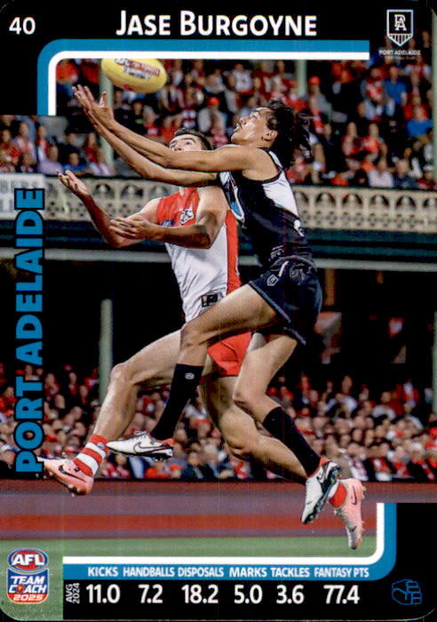 2025 Teamcoach AFL Common Cards - Cards 1 to 100 - Pick Your Card