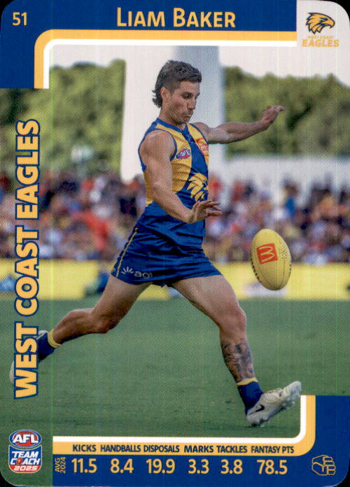 2025 Teamcoach AFL Common Cards - Cards 1 to 100 - Pick Your Card