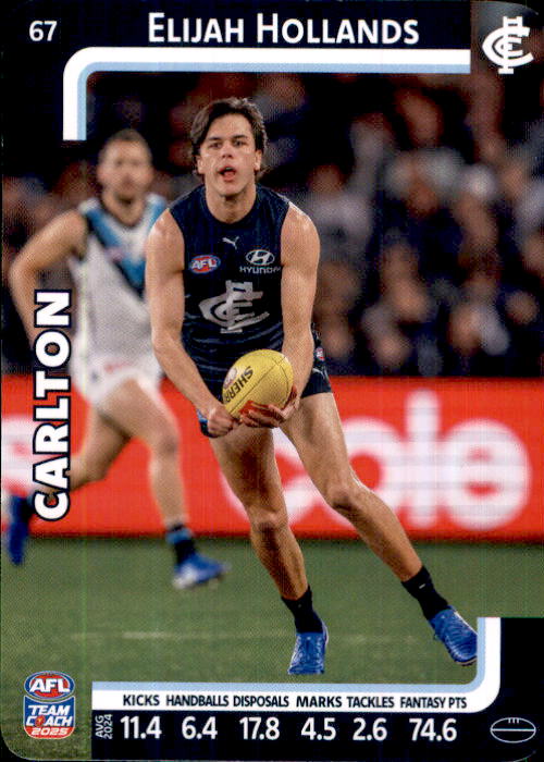 2025 Teamcoach AFL Common Cards - Cards 1 to 100 - Pick Your Card