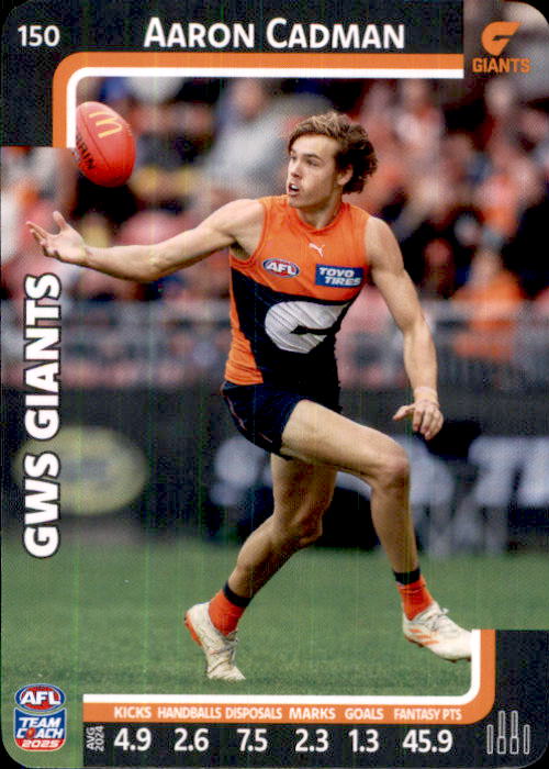 2025 Teamcoach AFL Common Cards - Cards 101 to 198 - Pick Your Card