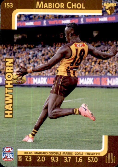 2025 Teamcoach AFL Common Cards - Cards 101 to 198 - Pick Your Card