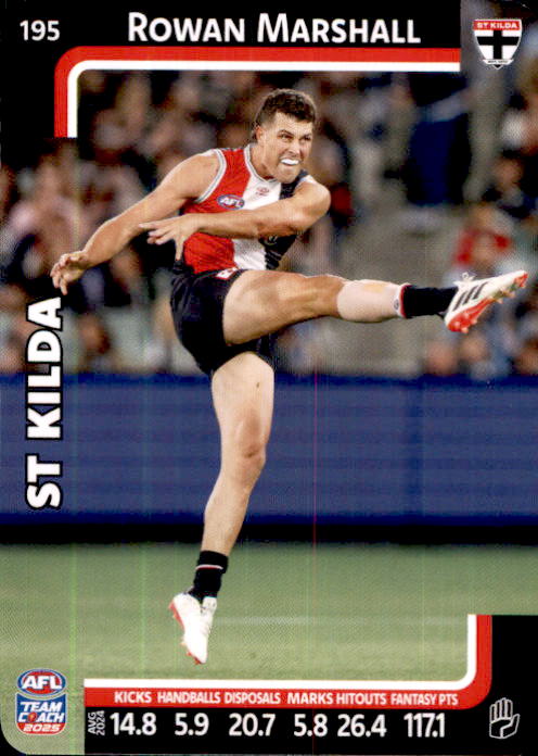 2025 Teamcoach AFL Common Cards - Cards 101 to 198 - Pick Your Card