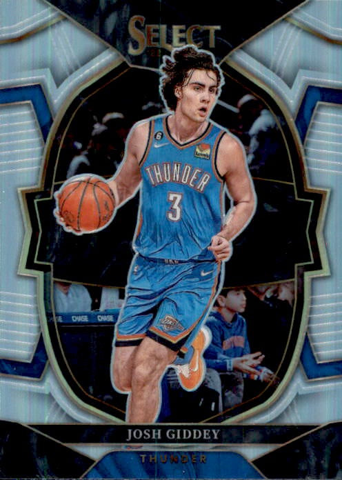 Josh Giddey, Concourse Silver Prizm, 2022-23 Panini Select Basketball NBA