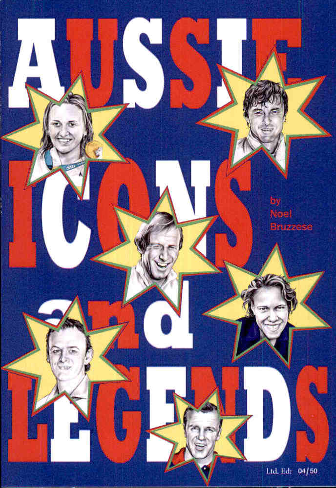 Header Card, Aussie Icons & Legends by Noel.