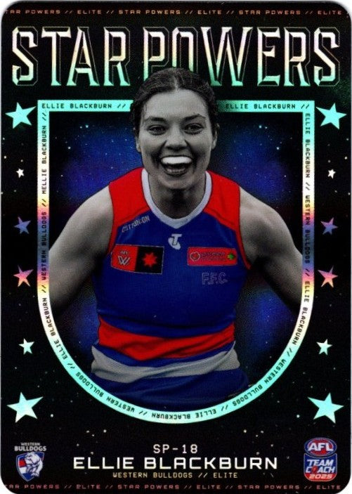 2025 Teamcoach AFLW Star Powers Cards - Cards SP-01 to SP-18 - Pick Your Card