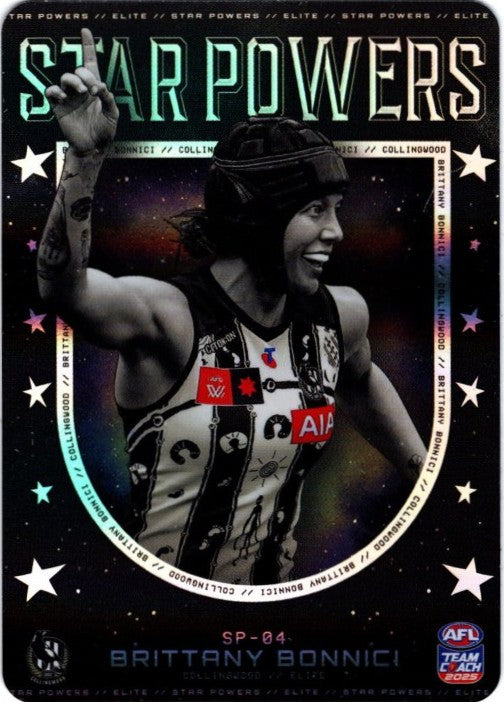 2025 Teamcoach AFLW Star Powers Cards - Cards SP-01 to SP-18 - Pick Your Card