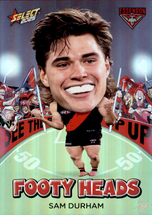 Sam Durham, FH26, Footy Heads, 2025 Select AFL Footy Stars