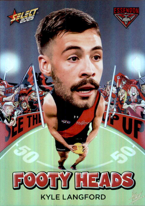 Kyle Langford, FH27, Footy Heads, 2025 Select AFL Footy Stars