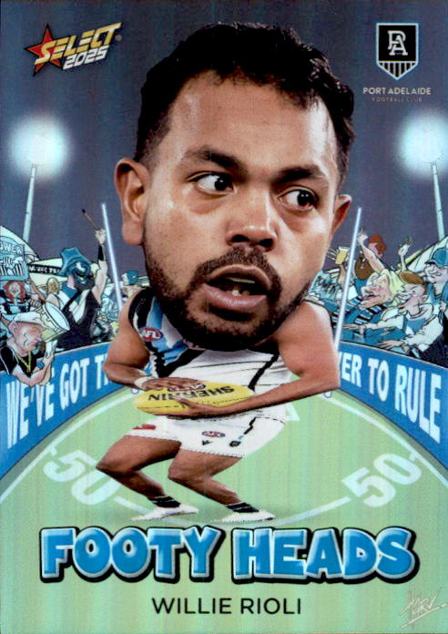 Willie Rioli, FH76, Footy Heads, 2025 Select AFL Footy Stars
