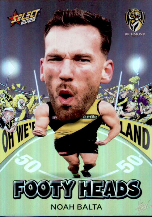 Noah Balta, FH79, Footy Heads, 2025 Select AFL Footy Stars