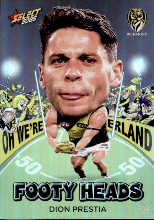 Dion Prestia, FH81, Footy Heads, 2025 Select AFL Footy Stars