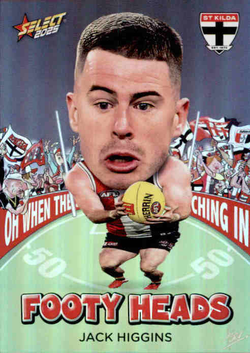 Jack Higgins, FH85, Footy Heads, 2025 Select AFL Footy Stars