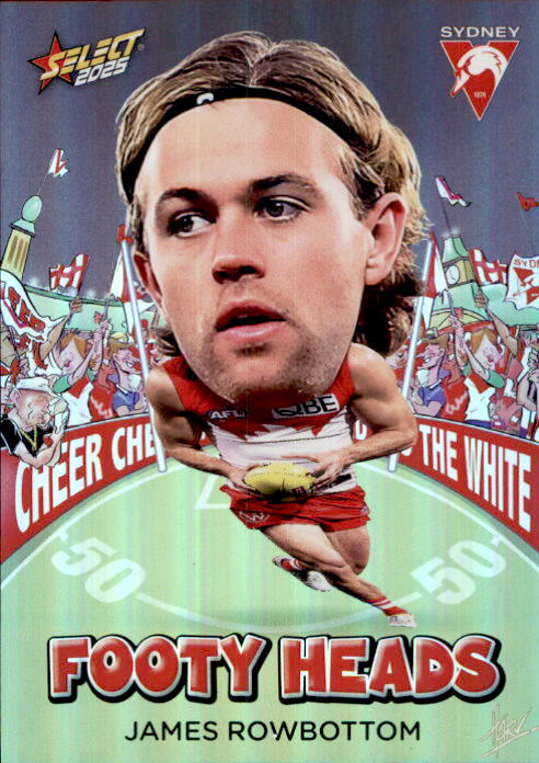 James Rowbottom, FH95, Footy Heads, 2025 Select AFL Footy Stars