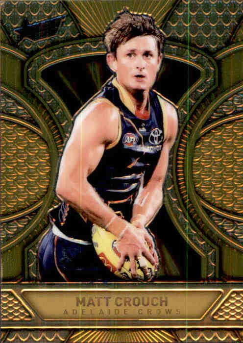 Matt Crouch, LDG1, Luminous Dragon Scales Refractor Gold, 2025 Select AFL Footy Stars