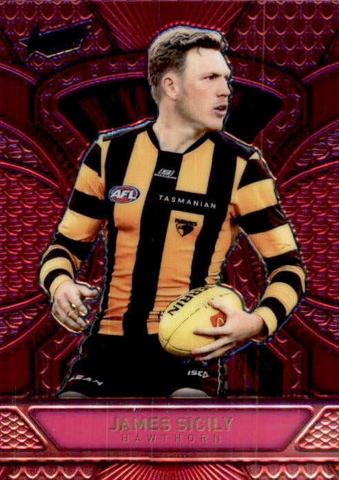 James Sicily, LDP49, Luminous Dragon Scales Pink, 2025 Select AFL Footy Stars