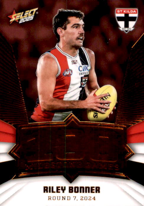 Riley Bonner, MG84, Milestone, 2025 Select AFL Footy Stars