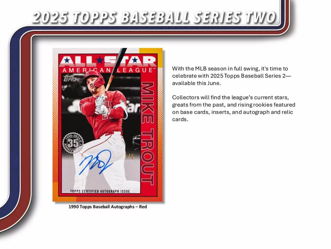 2025 Topps Series 2 Baseball 7-Pack Blaster Box
