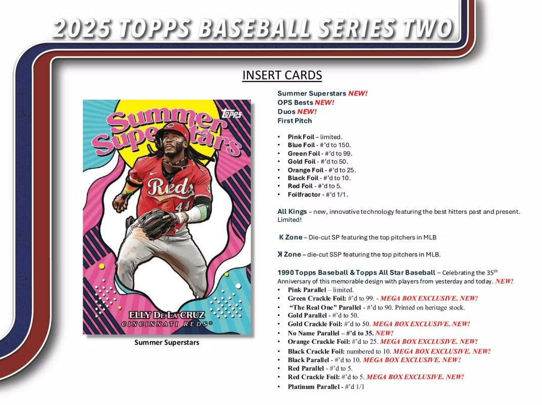 2025 Topps Series 2 Baseball 7-Pack Blaster Box