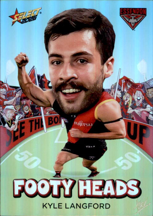 Kyle Langford, FH28, Footy Heads, 2026 Select AFL Footy Stars
