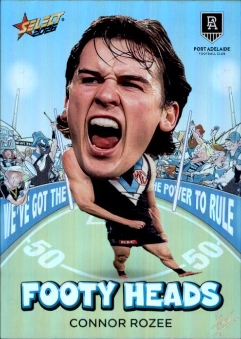 Connor Rozee, FH78, Footy Heads, 2026 Select AFL Footy Stars