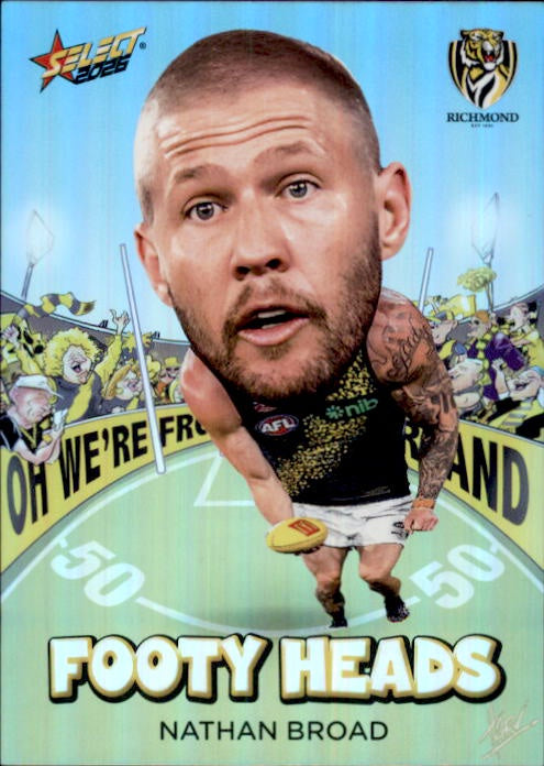 Nathan Broad, FH79, Footy Heads, 2026 Select AFL Footy Stars