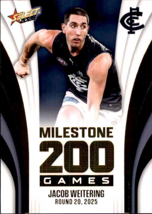 Jacob Weitering, MG14, Milestone, 2026 Select AFL Footy Stars