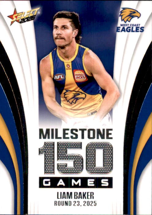Liam Baker, MG101, Milestone, 2026 Select AFL Footy Stars
