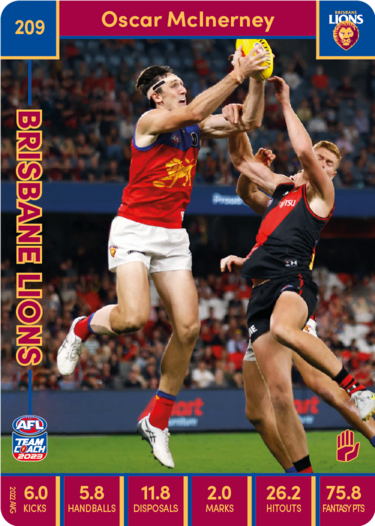 2023 Teamcoach AFL Common Cards - Cards 201 to 225 - Pick Your Card