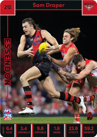 2023 Teamcoach AFL Common Cards - Cards 201 to 225 - Pick Your Card