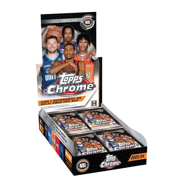 2023-24 Topps Chrome NBL Basketball Cards Box