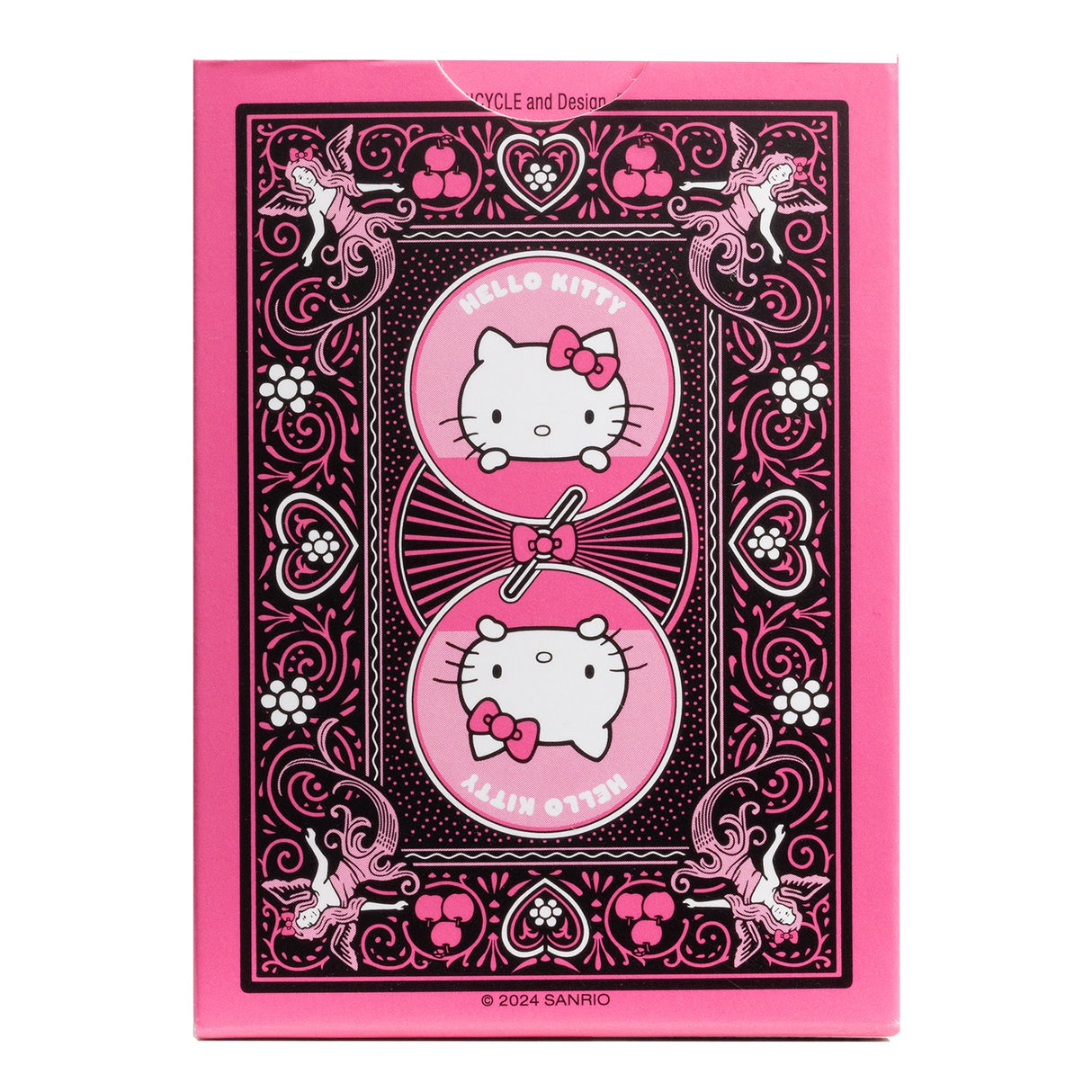 Bicycle Hello Kitty Black & Pink Playing Cards