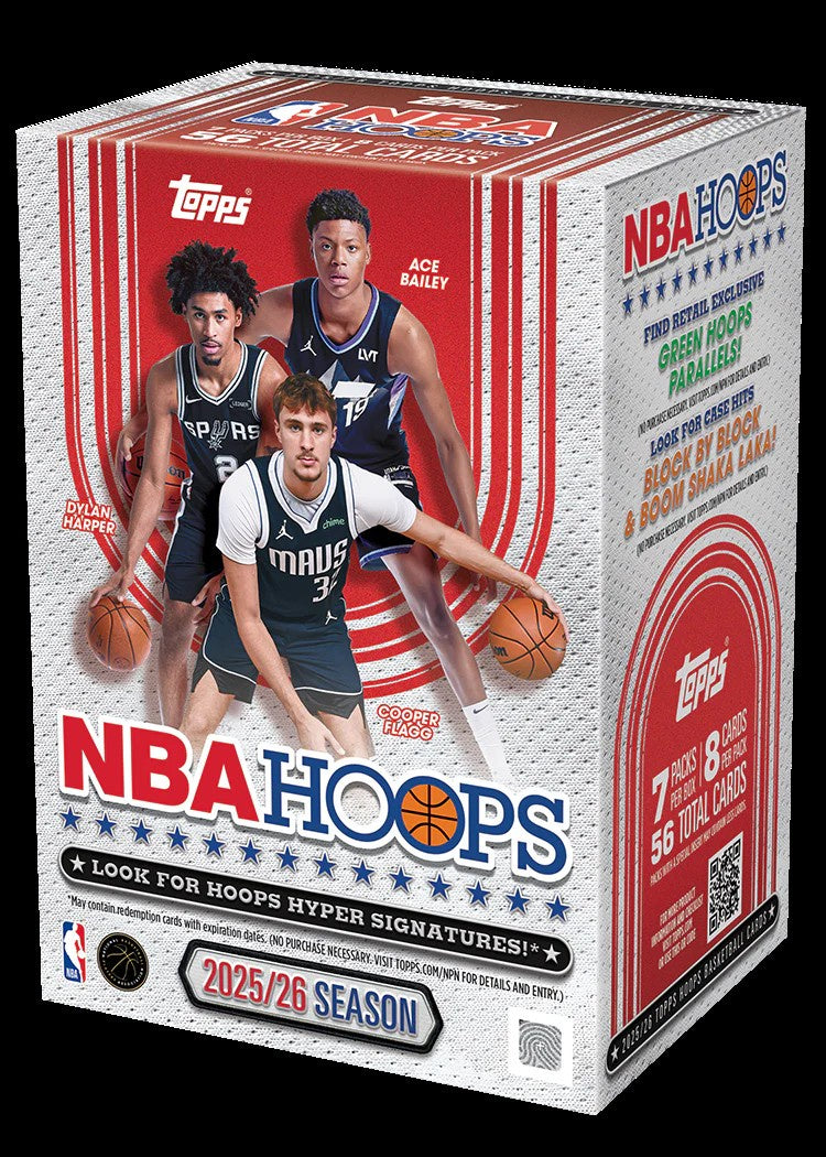 2025-26 Topps Hoops Basketball NBA Value Box / Blaster
