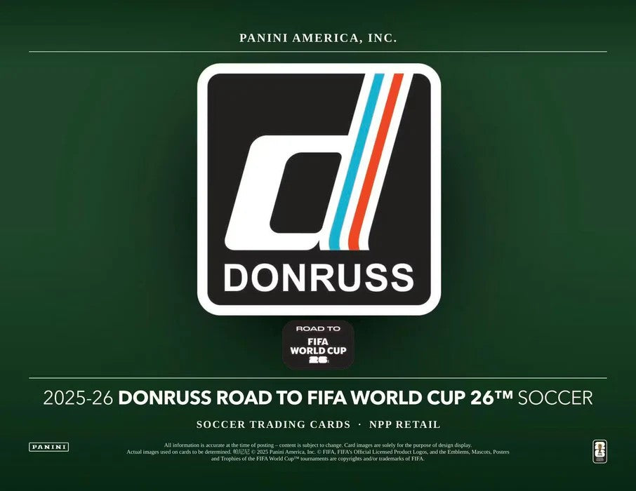 2025-26 Panini Donruss Road to FIFA World Cup Soccer Jumbo Pack