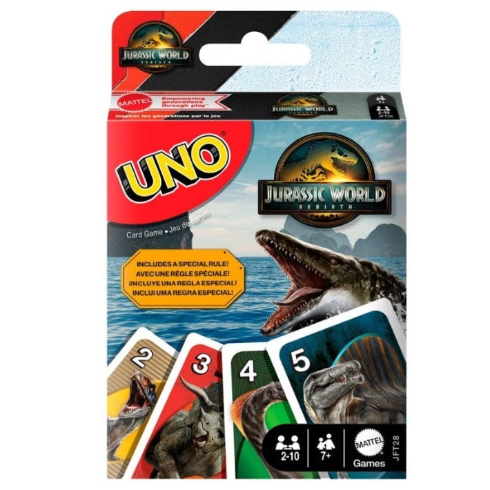 UNO JURASSIC WORLD REBIRTH