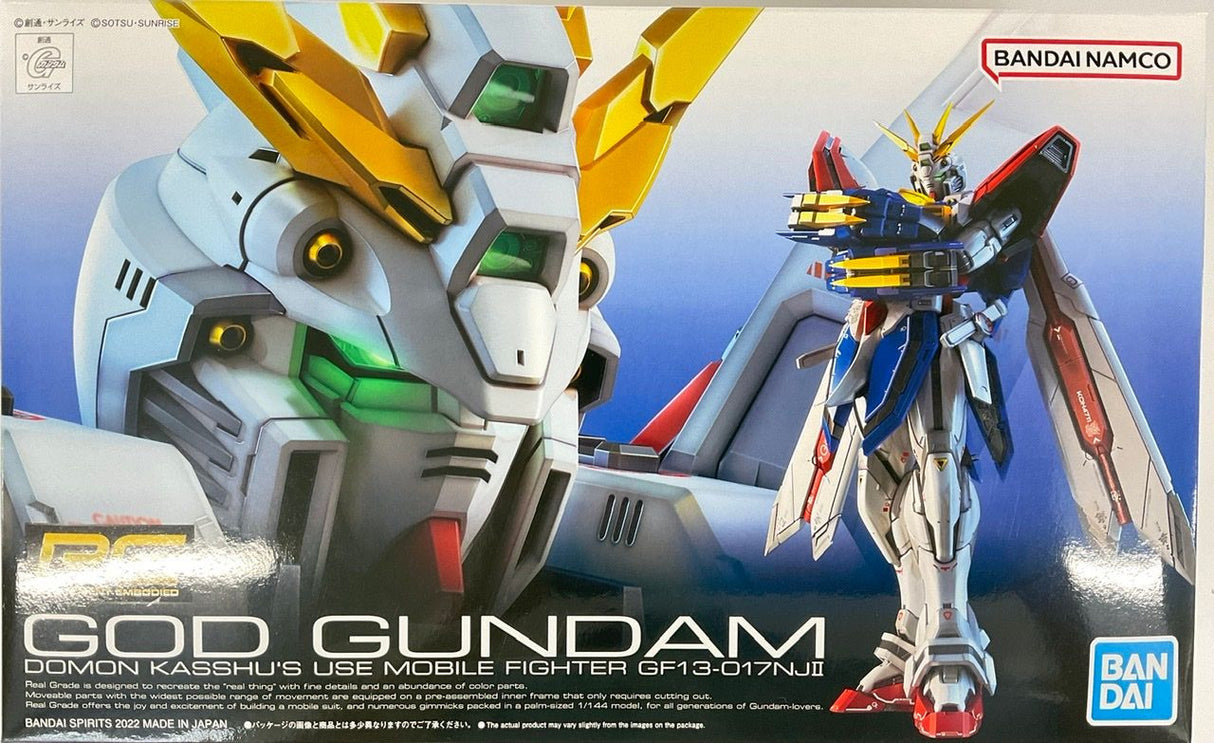 Bandai RG God Gundam 1:144 Scale Plastic Model Kit