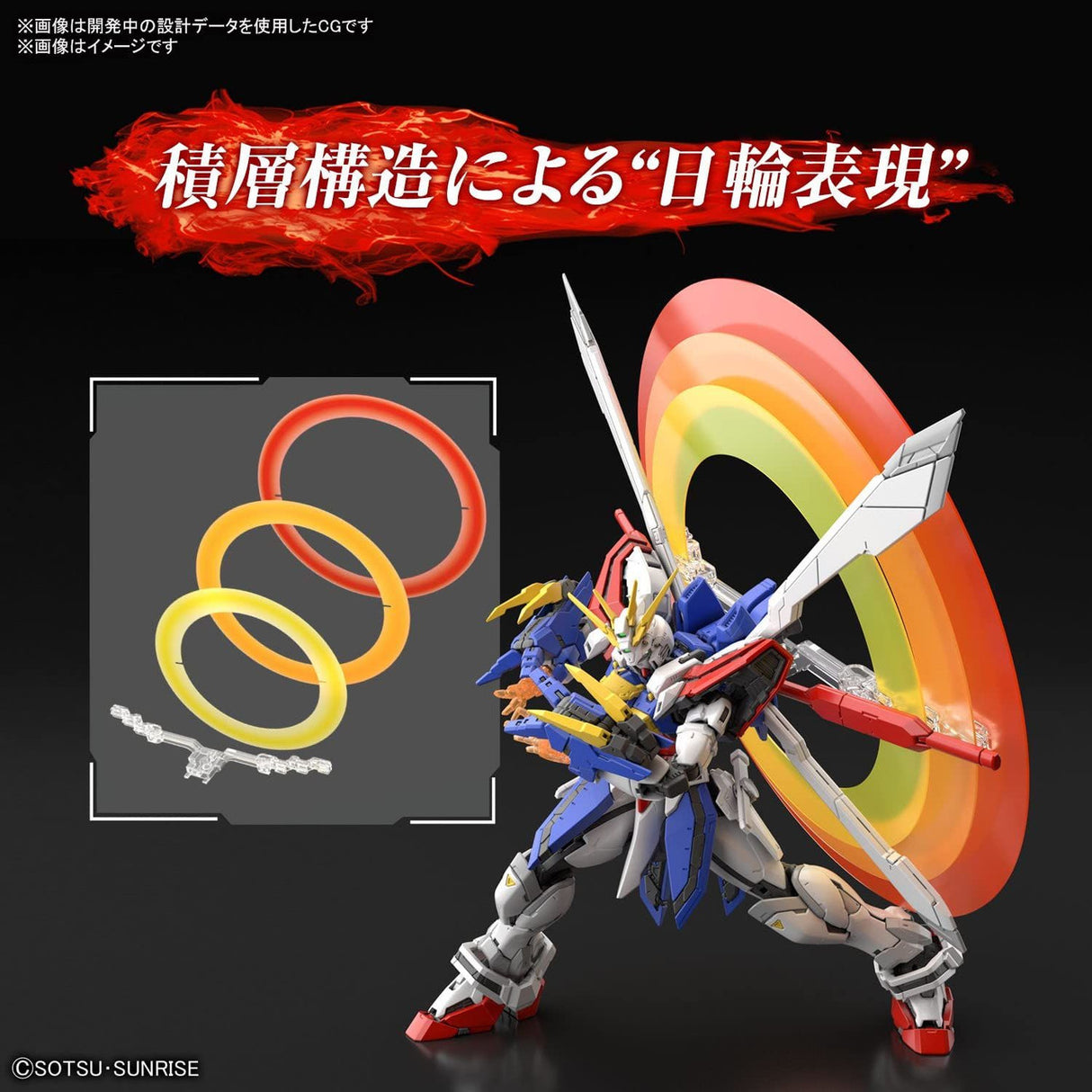 Bandai RG God Gundam 1:144 Scale Plastic Model Kit