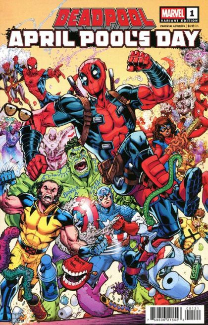 Deadpool: April Pool's Day #1 Todd Nauck Variant Comic