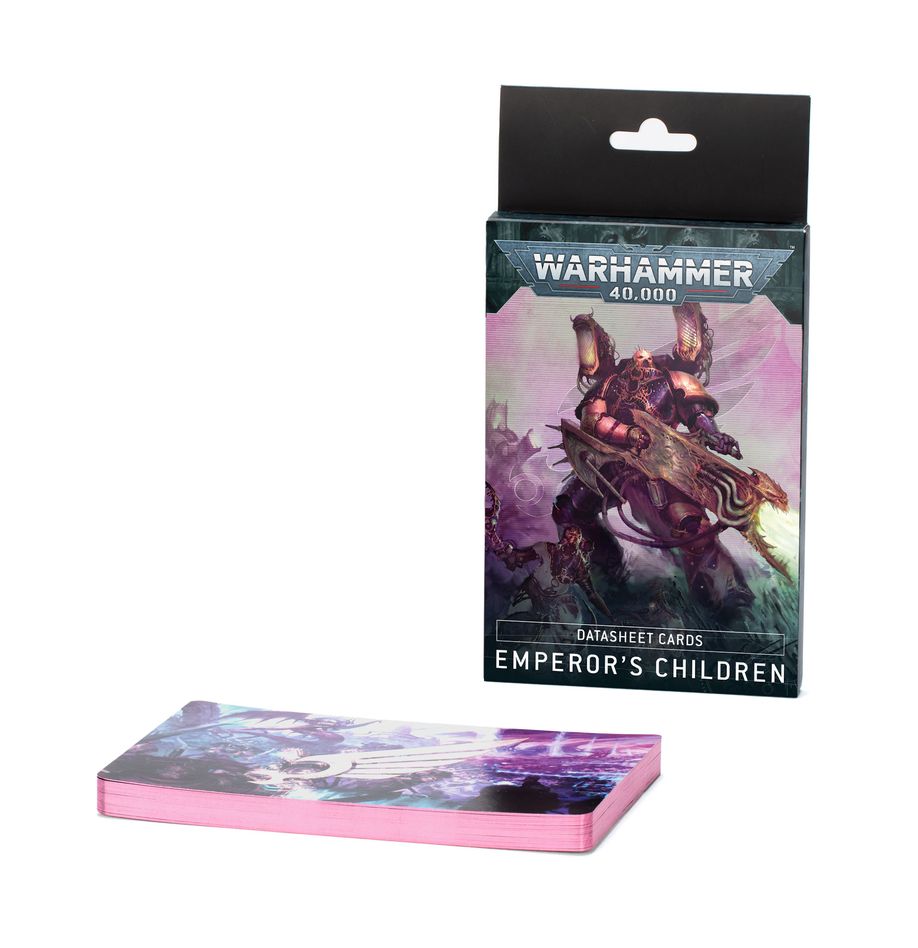 Warhammer 40,000 - 37-03, Datasheet Cards: Emperors Children