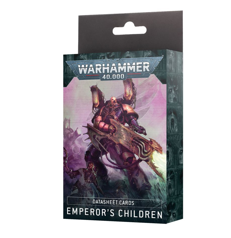 Warhammer 40,000 - 37-03, Datasheet Cards: Emperors Children