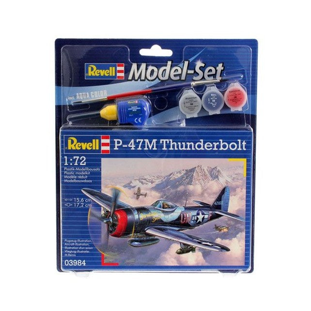 REVELL MODEL SET P-47 M THUNDERBOLT, 1:72 Scale Model Kit