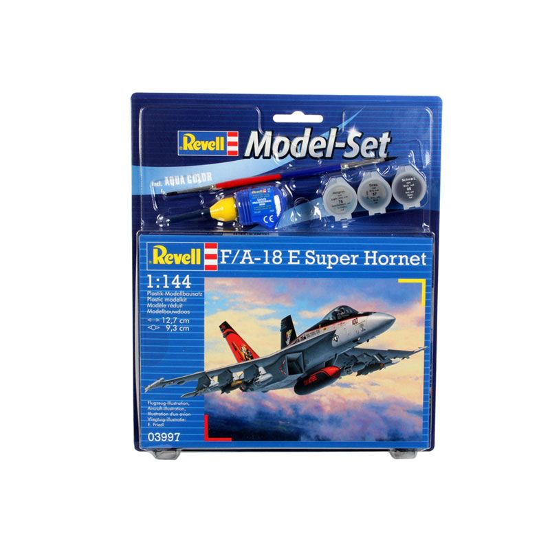 REVELL MODEL SET F/A-18E SUPER HORNET, 1:72 Scale Model Kit