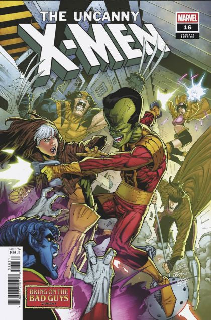 Uncanny X-Men, Vol. 6, #16 Netho Diaz Bring On The Bad Guys Variant Comic