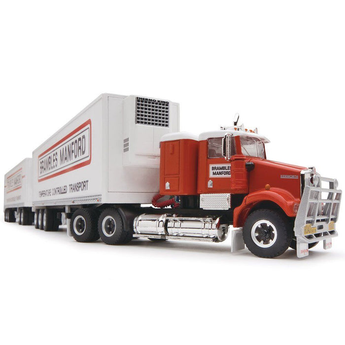 Highway Replicas 12030, Freight Road Train "Brambles Manford" & 12970 Trailer with Dolly, 1:64 Scale Diecast