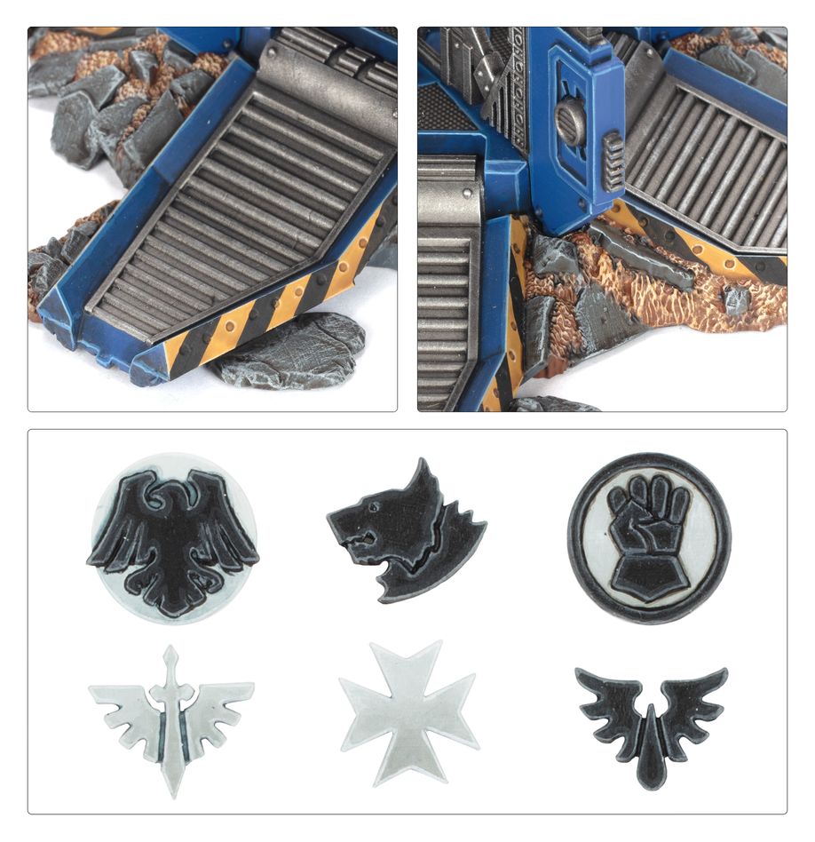 Warhammer 40,000 - 48-101, Space Marines, Drop Pods