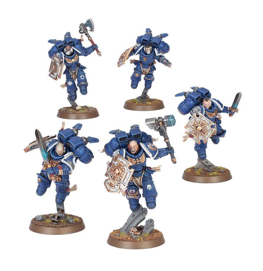 Warhammer 40,000 - 48-106, Space Marines, Vanguard Veteran Squad with Jump Packs