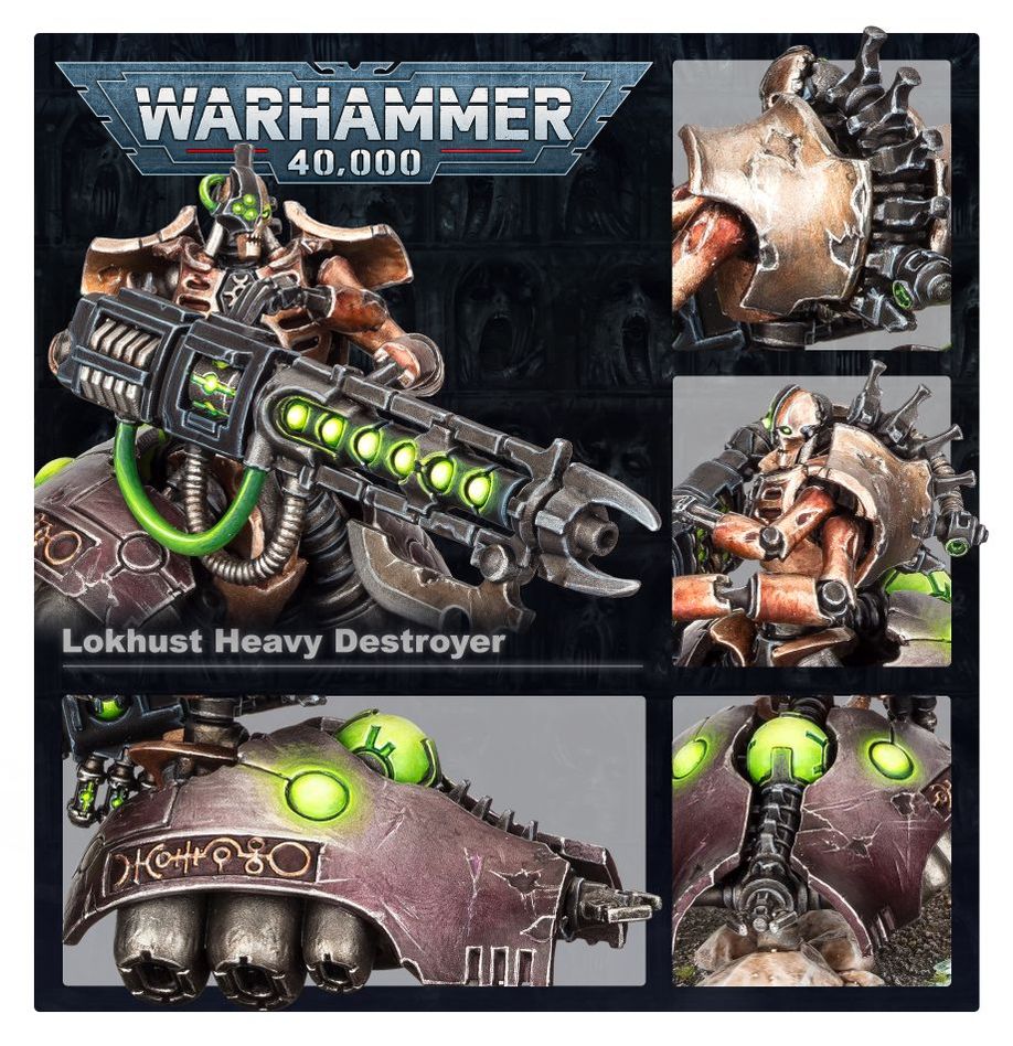 Warhammer 40,000 - 49-28, Necrons, Lokhust Heavy Destroyer